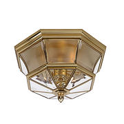 Newbury Flush Mount - Polished Brass product image