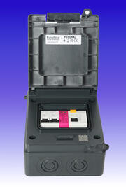 FuseBox ABS Garage Unit c/w 63A RCD (Type A) & 16A+6A MCBs - IP65 product image