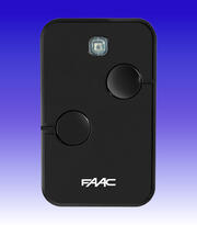 FAAC 2 Button 868MHz Transmitter - Remote Control - Black product image