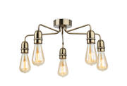 Firstlight - Leon Semi-Flush Ceiling Lights - Antique Brass product image 2