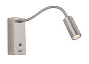 Firstlight - Clifton LED Flexi Wall Light & USB product image 2