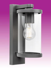 Harley ES/E27 Wall Light - Graphite - IP44 product image