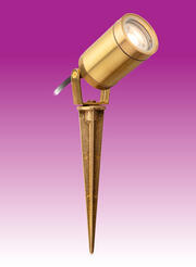 Nautic GU10 LED Spike Light - Solid Brass - IP65 product image