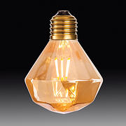 4w LED Decorative Lamp ES - Amber Glass product image