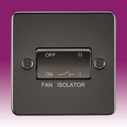 Flatplate - Gun Metal Fan Switch product image