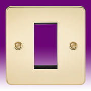 Euro Data Grid Plate - Polished Brass product image