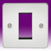 Euro Data Grid Plate Polished Chrome product image