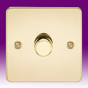 Flatplate - Polished Brass Dimmer Switches product image