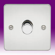 Flatplate - Polished Chrome Dimmer Switches product image