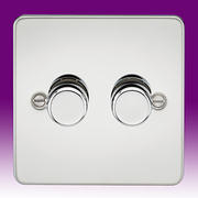 Flatplate - Polished Chrome Dimmer Switches product image 2