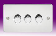 Flatplate - Polished Chrome Dimmer Switches product image 3