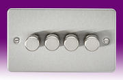 Flatplate - Brushed Chrome Dimmer Switches product image 4