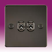 Flatplate - Gun Metal Toggle Switches product image