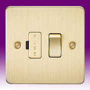 Flatplate - Brushed Brass Switched/Unswitched Spurs & Flex Outlet Plates product image