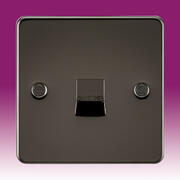 Flatplate - Gun Metal Telephone Sockets & RJ45 Outlets product image