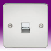 Flatplate - Polished Chrome Telephone Sockets & RJ45 Outlets product image