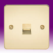 Flatplate - Polished Brass Telephone Sockets & RJ45 Outlets product image 2