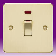 Flatplate - Brushed Brass 45Amp Switches product image