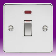 Flatplate - Polished Chrome 45Amp Switches product image