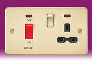 Flatplate - Brushed Brass Cooker Control Unit product image