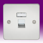 Flatplate - Polished Chrome Telephone Sockets & RJ45 Outlets product image 3