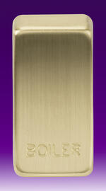Grid Switches - Brushed Brass - Engraved Rocker Covers product image 3