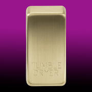Grid Switches - Brushed Brass - Engraved Rocker Covers product image 8