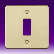 Flatplate - Brushed Brass Grid Plates product image