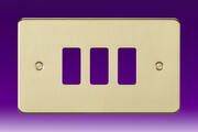 Flatplate - Brushed Brass Grid Plates product image 3