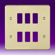 Flatplate - Brushed Brass Grid Plates product image 5