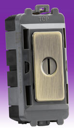 Knightsbridge - Grid Key Switches - Antique Brass product image 3