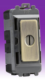 Knightsbridge - Grid Key Switches - Antique Brass product image 4