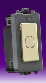 LED Grid Dimmers - Brushed Brass product image