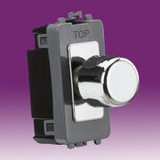 Trailing Edge LED Grid Dimmers - Polished Chrome product image 3