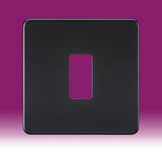 Grid Plate Screwless - Matt Black product image