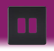 Grid Plate Screwless - Matt Black product image 2