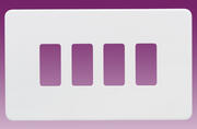 Grid Plate Screwless - Matt White product image 3