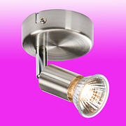 50w GU10 Brushed Steel Spotlight product image