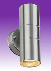 Knightsbridge Twin GU10 LED Fixed Up/Down Wall Light - IP55 product image 2