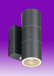 Knightsbridge - Fixed Twin Wall Lights - c/w Photocell product image