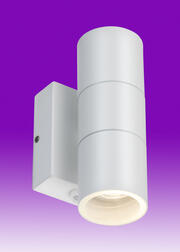 Knightsbridge - Fixed Twin Wall Lights - c/w Photocell product image 4