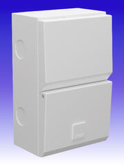 Hager Design Evo Metal Enclosure c/w DIN Rail product image