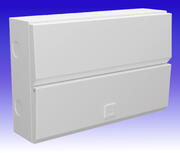 Hager Design Evo High Integrity Metal Consumer Unit c/w 2 RCDs (Type A) + T2 SPD product image