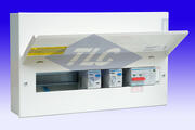 Hager - Design 10 - 100A Dual Split Consumer Units c/w 2 RCDs 4 + SPD product image