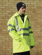 HiVis Breathable Traffic Jacket  - Yellow product image