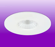 JCC - V50 Pro - Fire Rated 6W LED Retrofit 100mm Downlight - 3000/4000K - IP65 - White product image