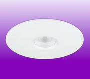 JCC - V50 Pro - Fire Rated 6W LED Retrofit 100mm Downlight - 3000/4000K - IP65 - White product image 2