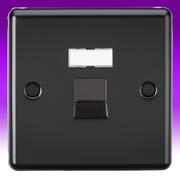 Rounded Edge - Telephone & RJ45 Outlets - Matt Black product image 2