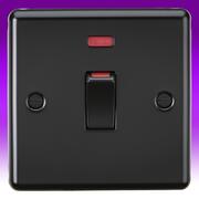 Rounded Edge - 45 Amp Switches - Matt Black product image