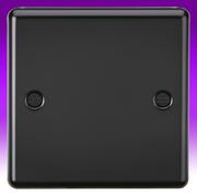 Rounded Edge - Blank Plates - Matt Black product image